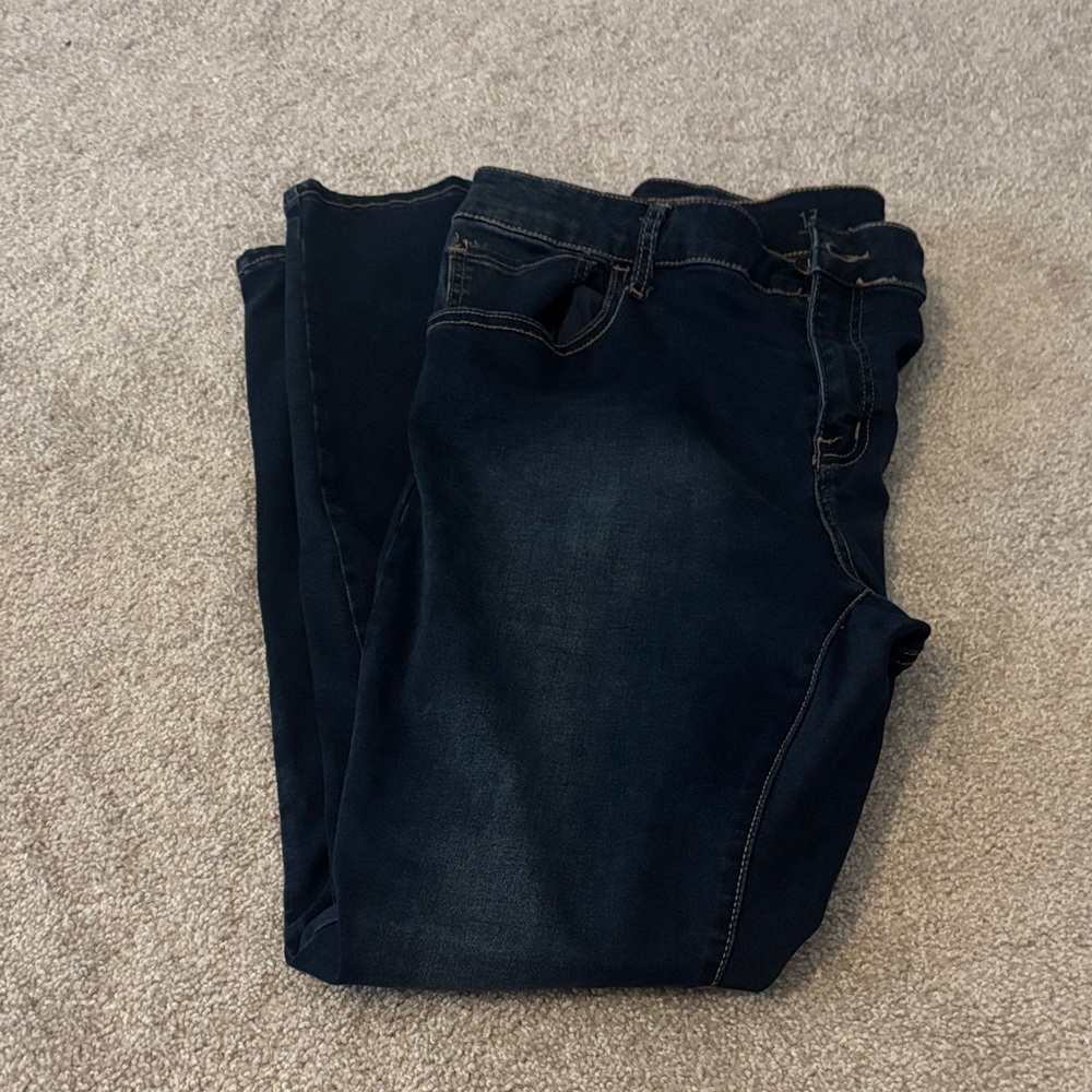 SO Women's Dark Blue Jegging Jeans Size 17